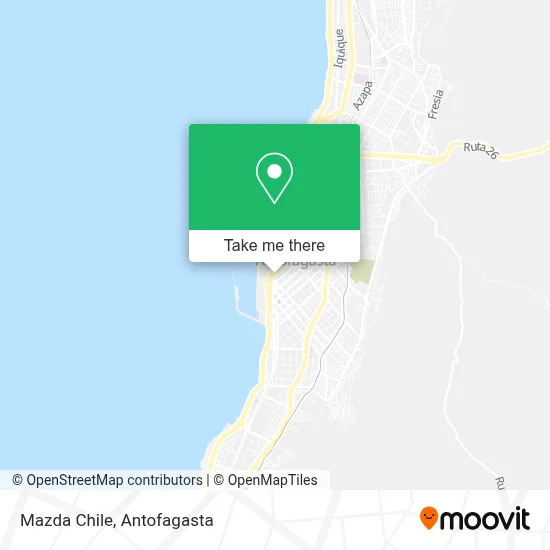 Mazda Chile map