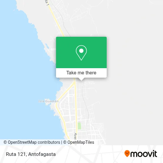 Ruta 121 map