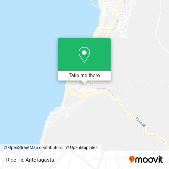 Rico Té map