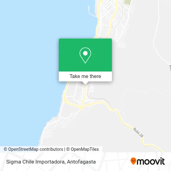 Sigma Chile Importadora map