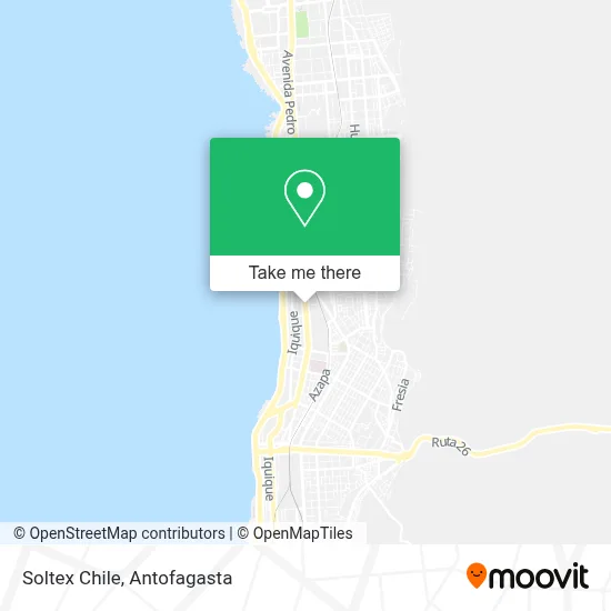 Soltex Chile map