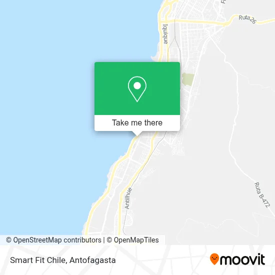 Smart Fit Chile map