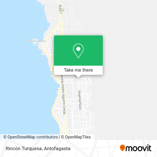 Rincón Turquesa map