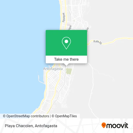 Playa Chacolen map