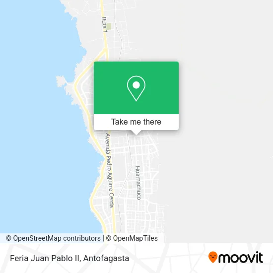 Feria Juan Pablo II map