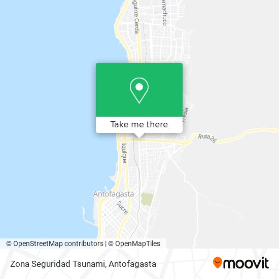 Mapa de Zona Seguridad Tsunami