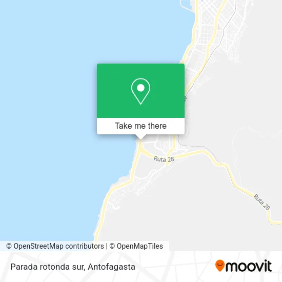 Mapa de Parada rotonda sur