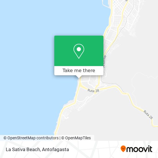 Mapa de La Sativa Beach