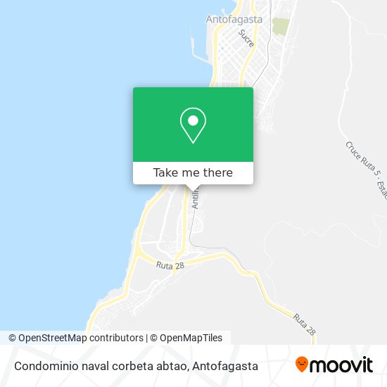 Condominio naval corbeta abtao map