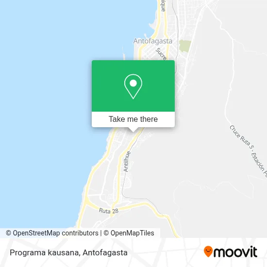 Programa kausana map