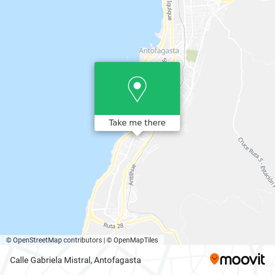 Calle Gabriela Mistral map