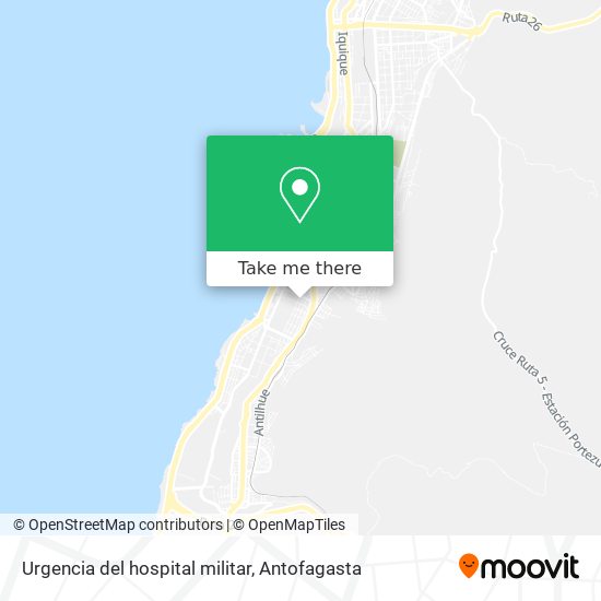 Mapa de Urgencia del hospital militar