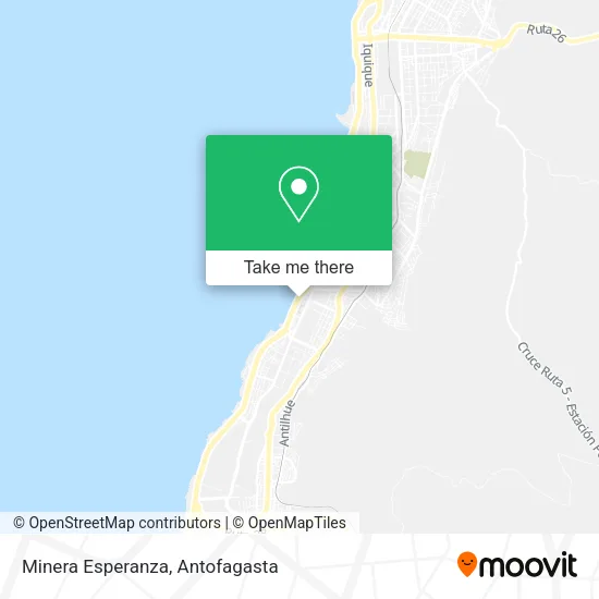 Minera Esperanza map