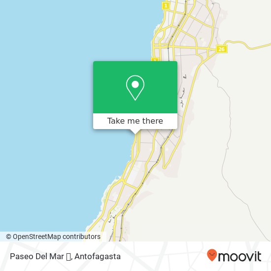 Paseo Del Mar  map