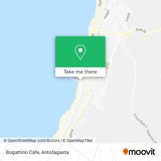 Mapa de Bogattino Cafe