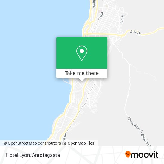Mapa de Hotel Lyon