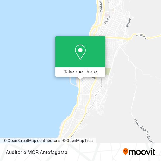 Mapa de Auditorio MOP