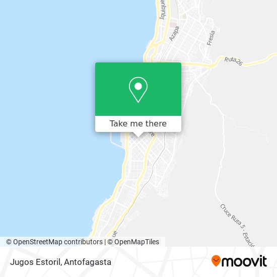 Jugos Estoril map