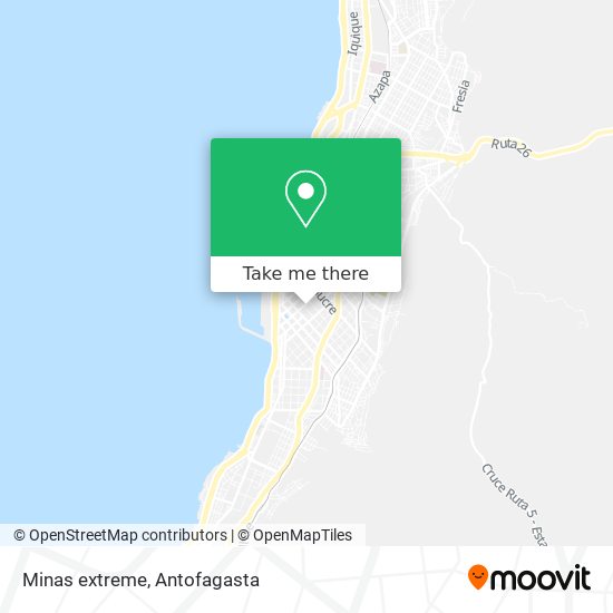 Mapa de Minas extreme