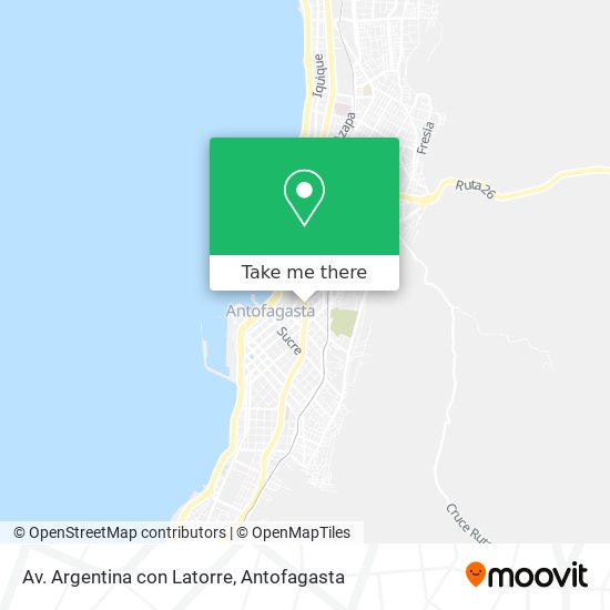 Av. Argentina con Latorre map