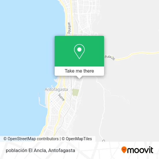 población El Ancla map
