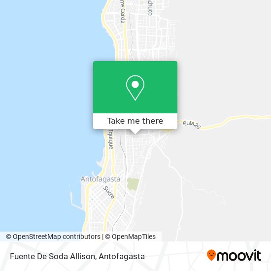 Mapa de Fuente De Soda Allison