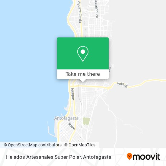 Mapa de Helados Artesanales Super Polar