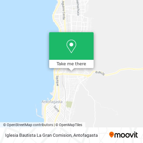 Mapa de Iglesia Bautista La Gran Comision