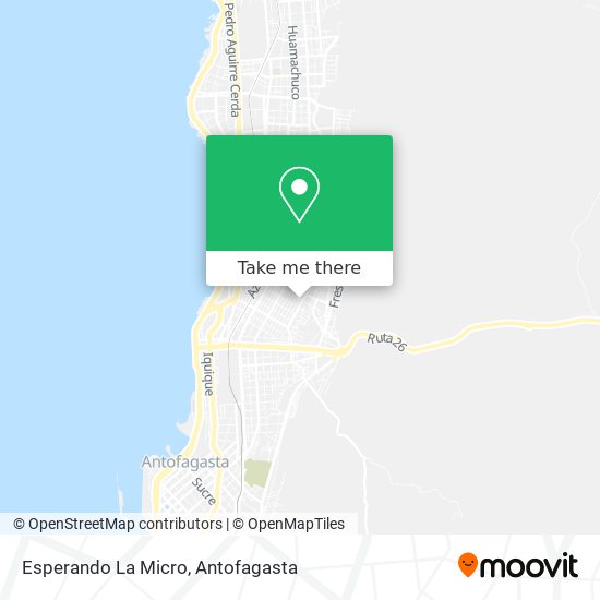 Mapa de Esperando La Micro