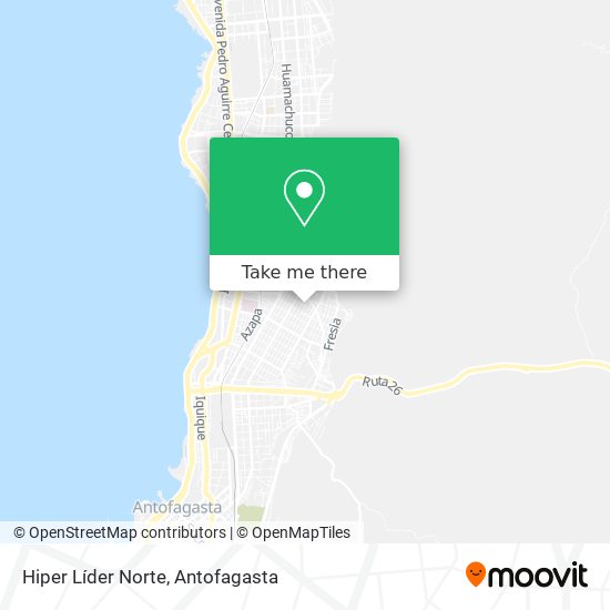 Hiper Líder Norte map