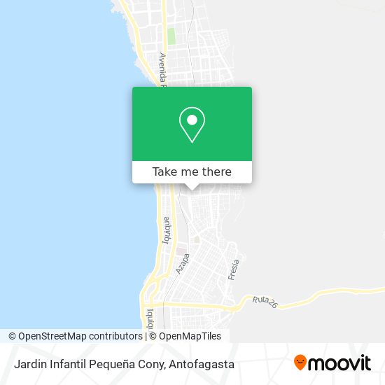 Jardin Infantil Pequeña Cony map