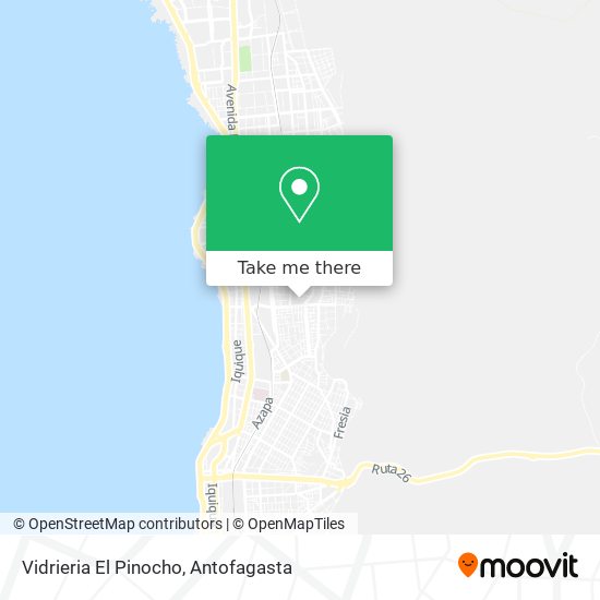 Mapa de Vidrieria El Pinocho