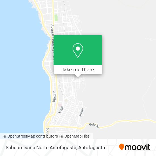 Mapa de Subcomisaria Norte Antofagasta