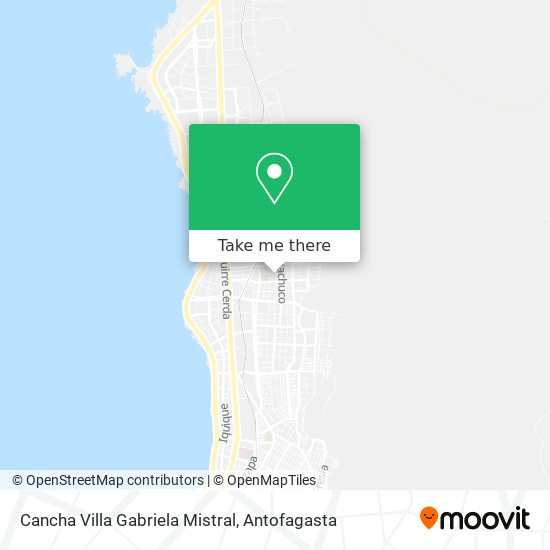 Mapa de Cancha Villa Gabriela Mistral