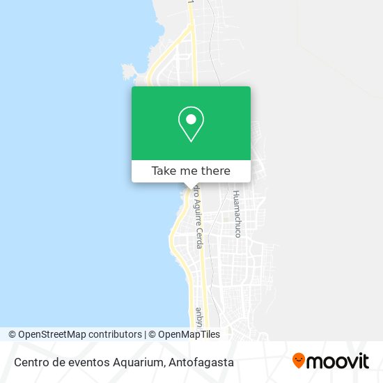 Centro de eventos Aquarium map