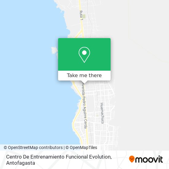 Centro De Entrenamiento Funcional Evolution map