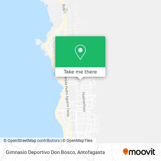 Gimnasio Deportivo Don Bosco map