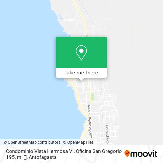 Mapa de Condominio Vista Hermosa VI, Oficina San Gregorio 195, mi 🏠