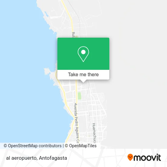 al aeropuerto map