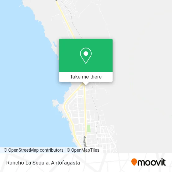 Rancho La Sequía map