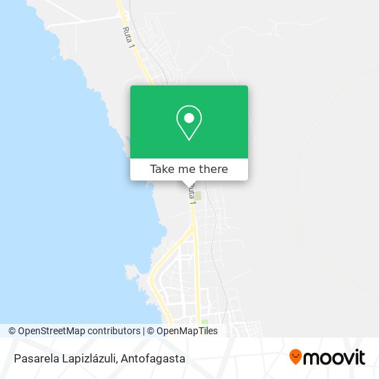 Pasarela Lapizlázuli map
