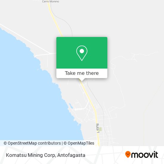 Mapa de Komatsu Mining Corp