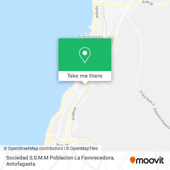 Sociedad S.S.M.M Poblacion La Favorecedora map