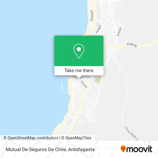 Mutual De Seguros De Chile map