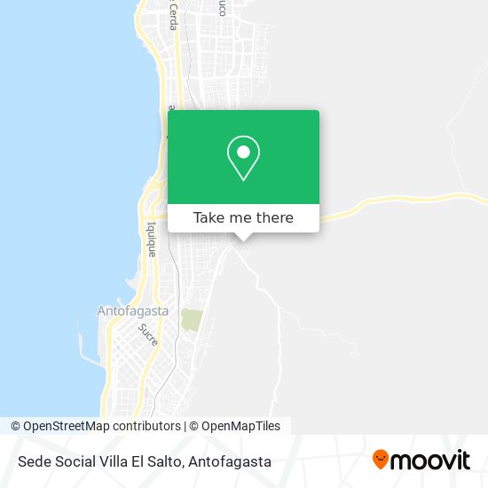 Sede Social Villa El Salto map