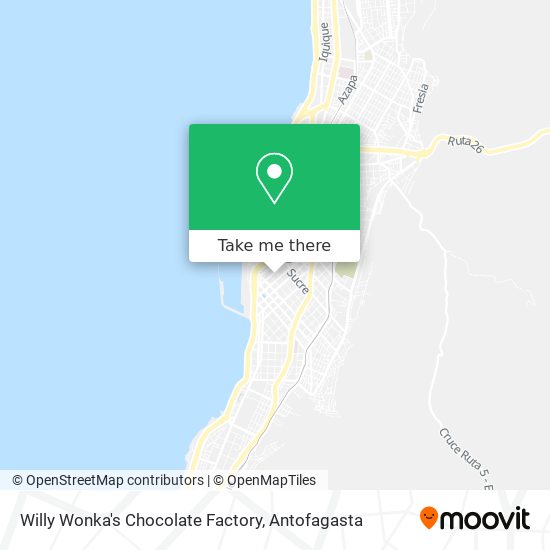 Willy Wonka's Chocolate Factory map