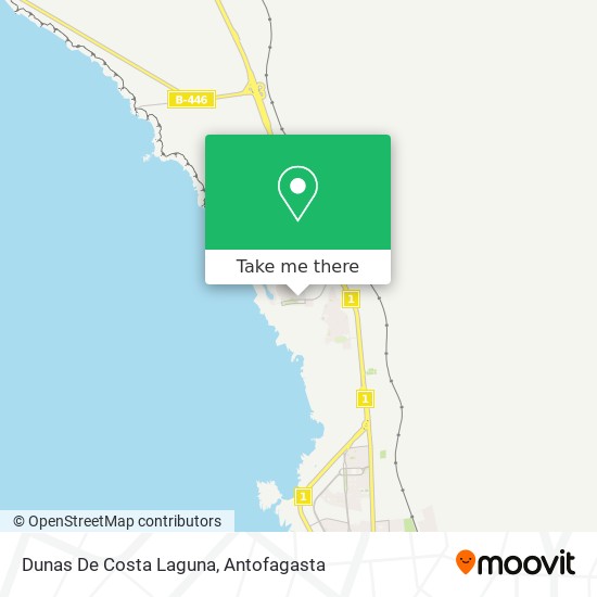 Dunas De Costa Laguna map