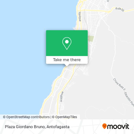 Mapa de Plaza Giordano Bruno