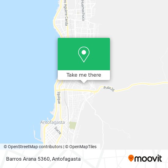 Barros Arana 5360 map