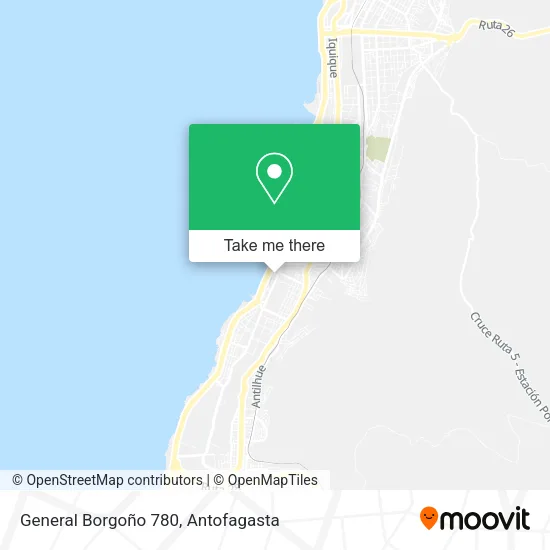 General Borgoño 780 map